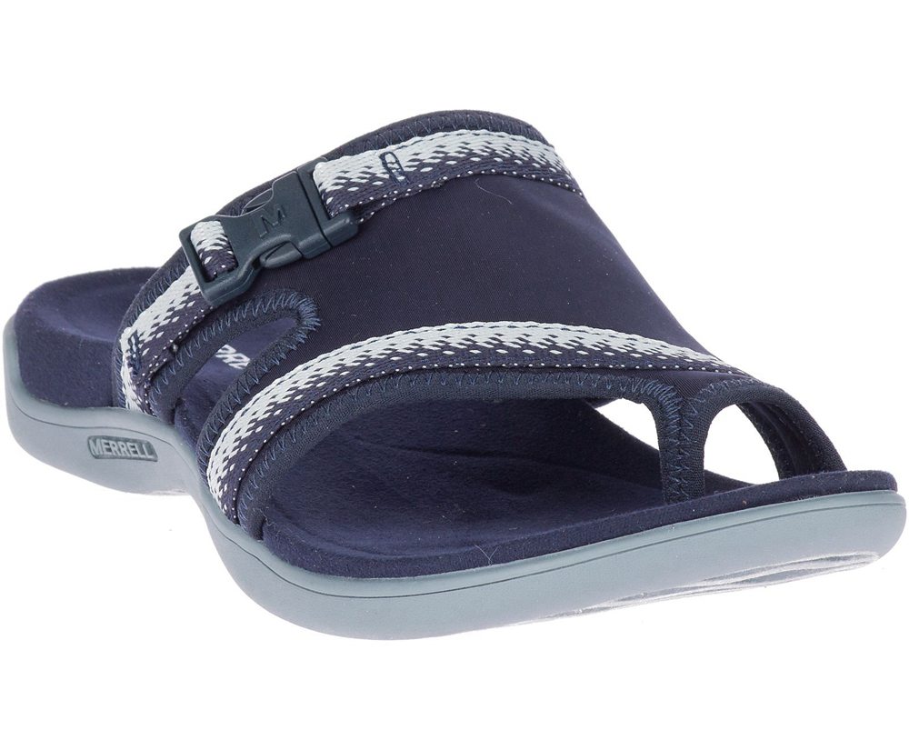 Sandalias Mujer - Merrell District Muri Wrap - Azul Marino/Gris - CERA-41263